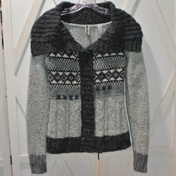 BKE Wool Blend Cardigan - Picture 1 of 4